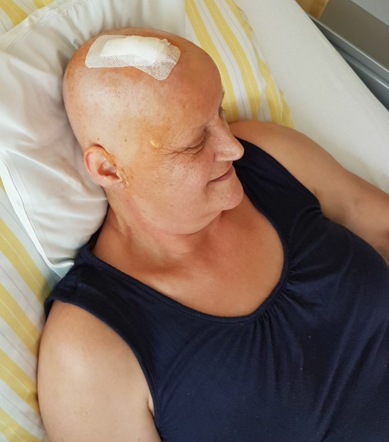 Claudia nach der erfolgreich abgeschlossenen Therapie.